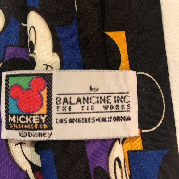 Vintage Mickey Mouse Men’s Tie - Picture 4 of 9